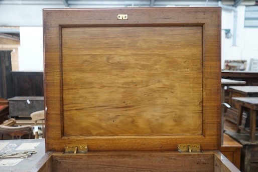 An Arts and Crafts box, width 59cm, depth 49cm, height 44cm